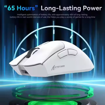 Attack Shark R1 Triple Mode Mouse, PAW3311 E-Sports Optical Sensor