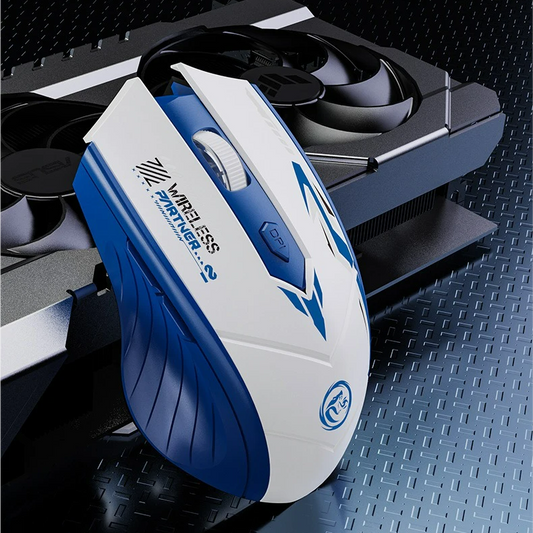 Wireless Mouse Rechargeable Gaming 1600dpi Optical Mouse 3D Waterproof Bluetooth Mouse for Laptop PC