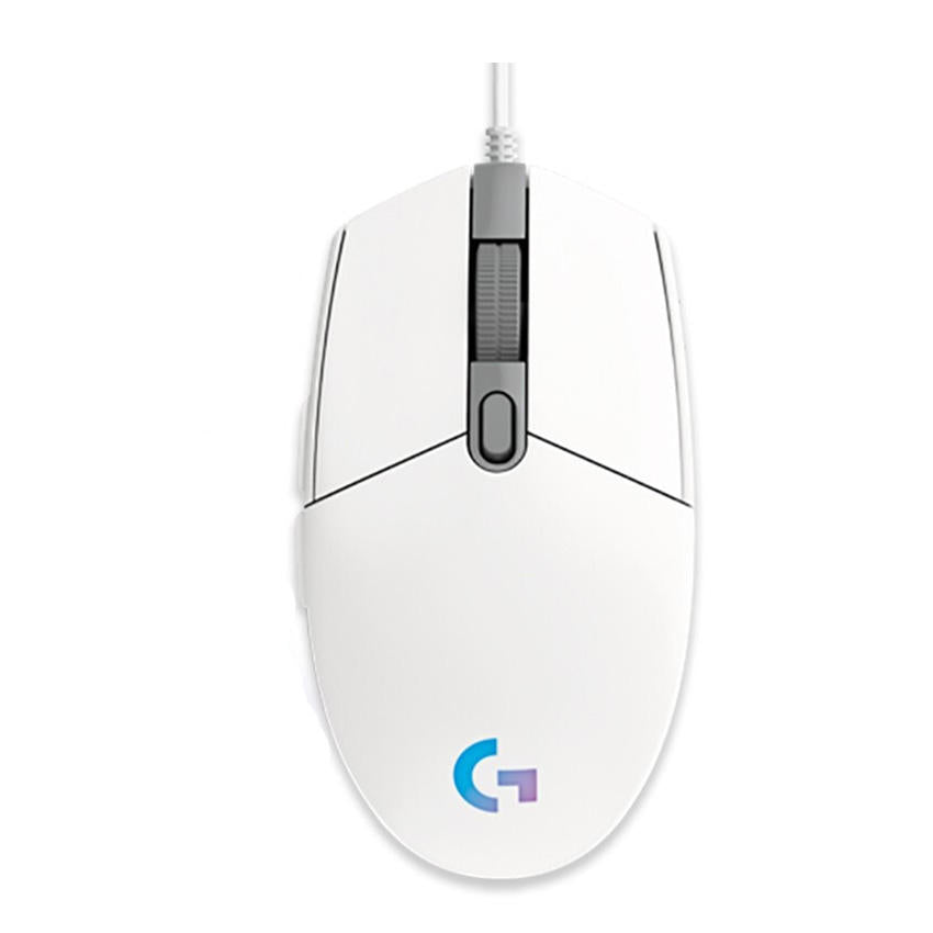Original Logitech G102 Six-buttons Gaming Mouse 1.5m Wired Ergonomics 8000 DPI Optical Mouse Factory for E-sports