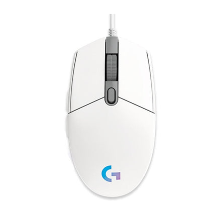 Original Logitech G102 Six-buttons Gaming Mouse 1.5m Wired Ergonomics 8000 DPI Optical Mouse Factory for E-sports