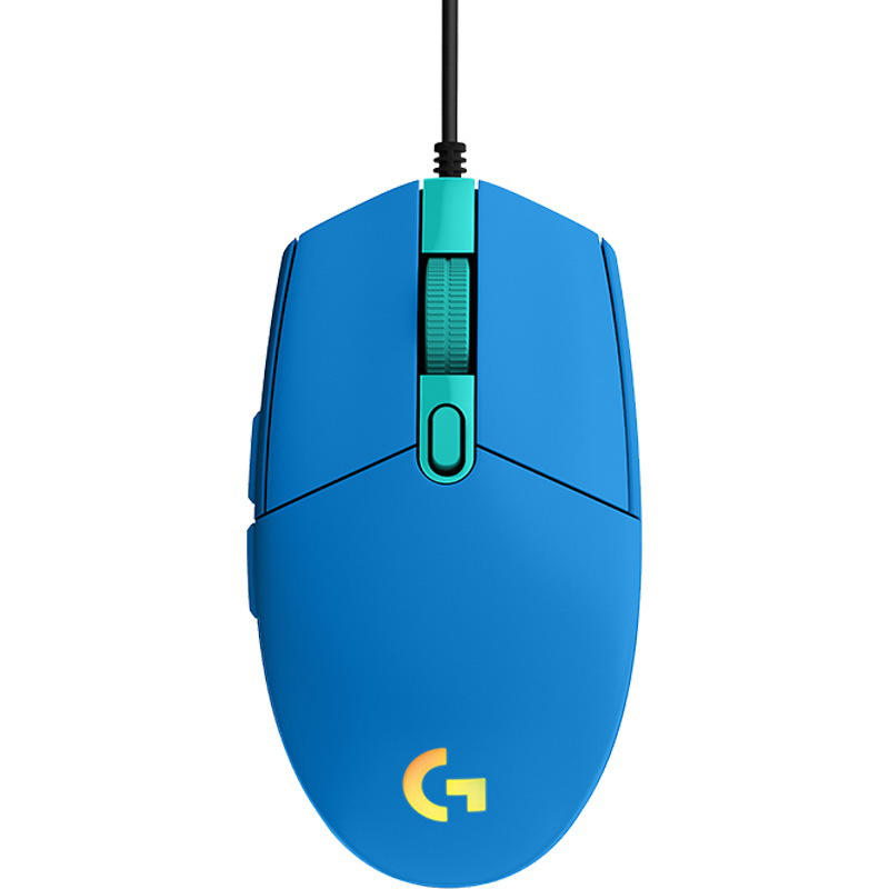 Original Logitech G102 Six-buttons Gaming Mouse 1.5m Wired Ergonomics 8000 DPI Optical Mouse Factory for E-sports